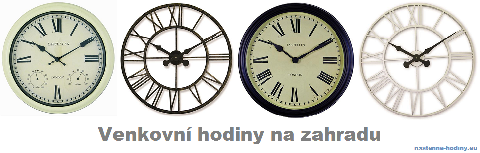 venkovní hodiny nabídka